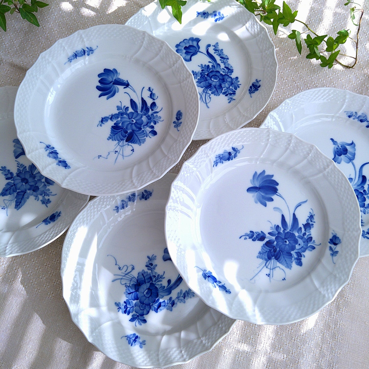 RoyalCopenhagenブルーフラワーカーブ22㎝プレート/AppetizerPlate約22cmD