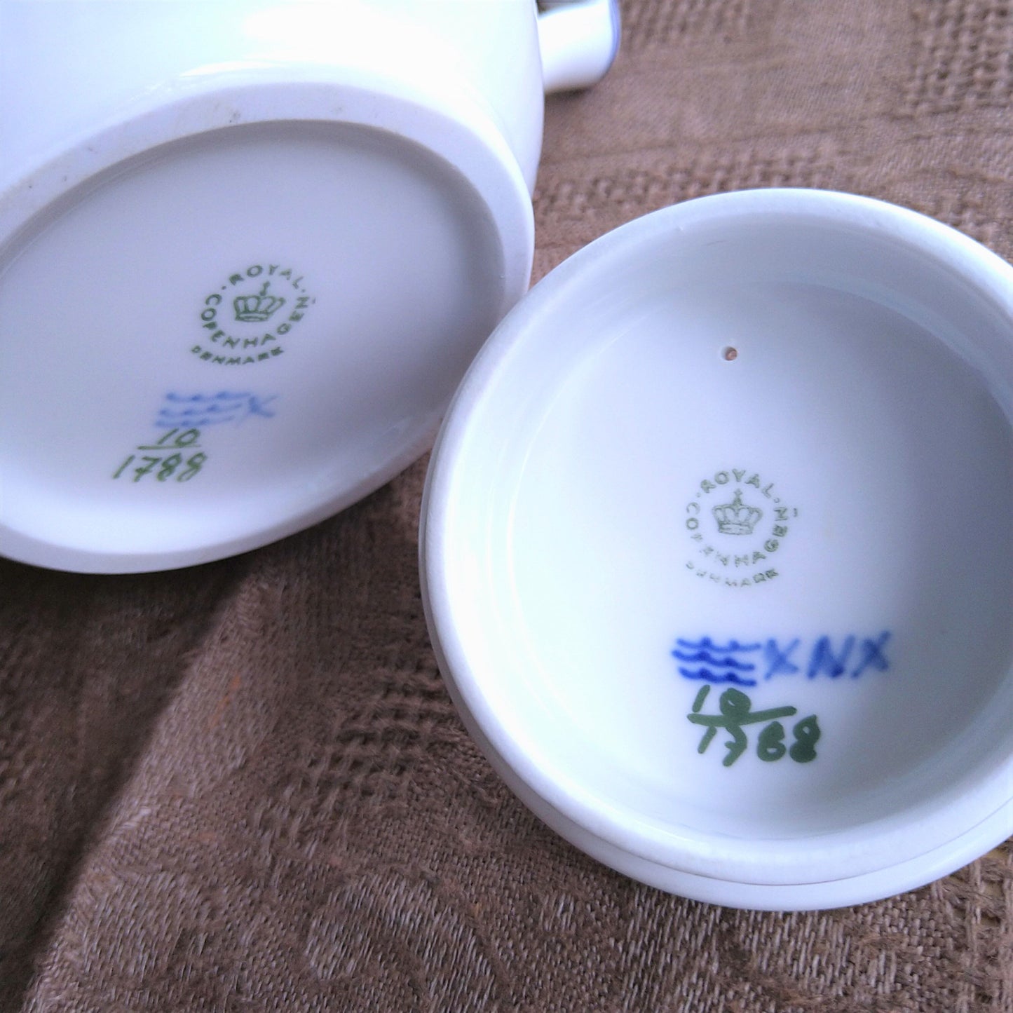 Royal copenhagenブルフラワーカーブティーポット高さ16.5㎝/Blue flower curve Tea pot 16.5cm H