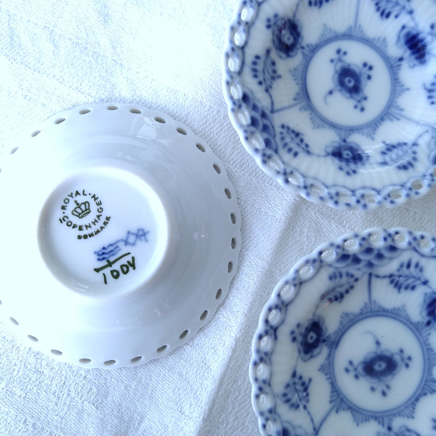1950/1960年代RoyalCopenhagenブルーフルーテッドの嬉しい価格のいろいろ。