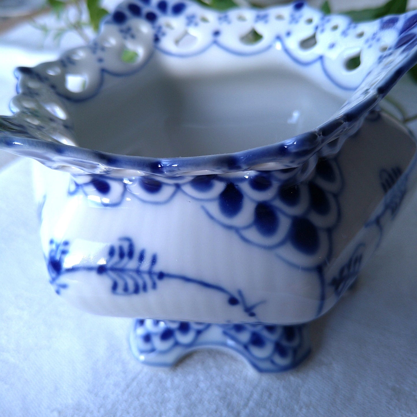 1975～1979年のフルレースのシュガーポット(小)高さ約7.5㎝H型番1112 /FullLace Sugar Pot7.5㎝H