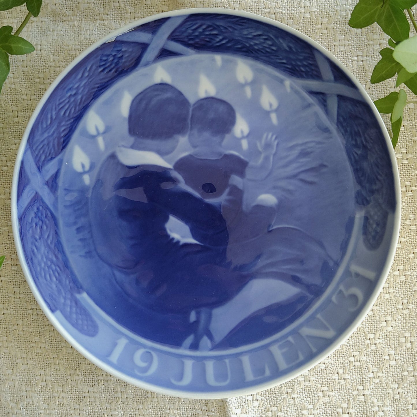 Royal Copenhagen 聖誕盤1931年（昭和6年）