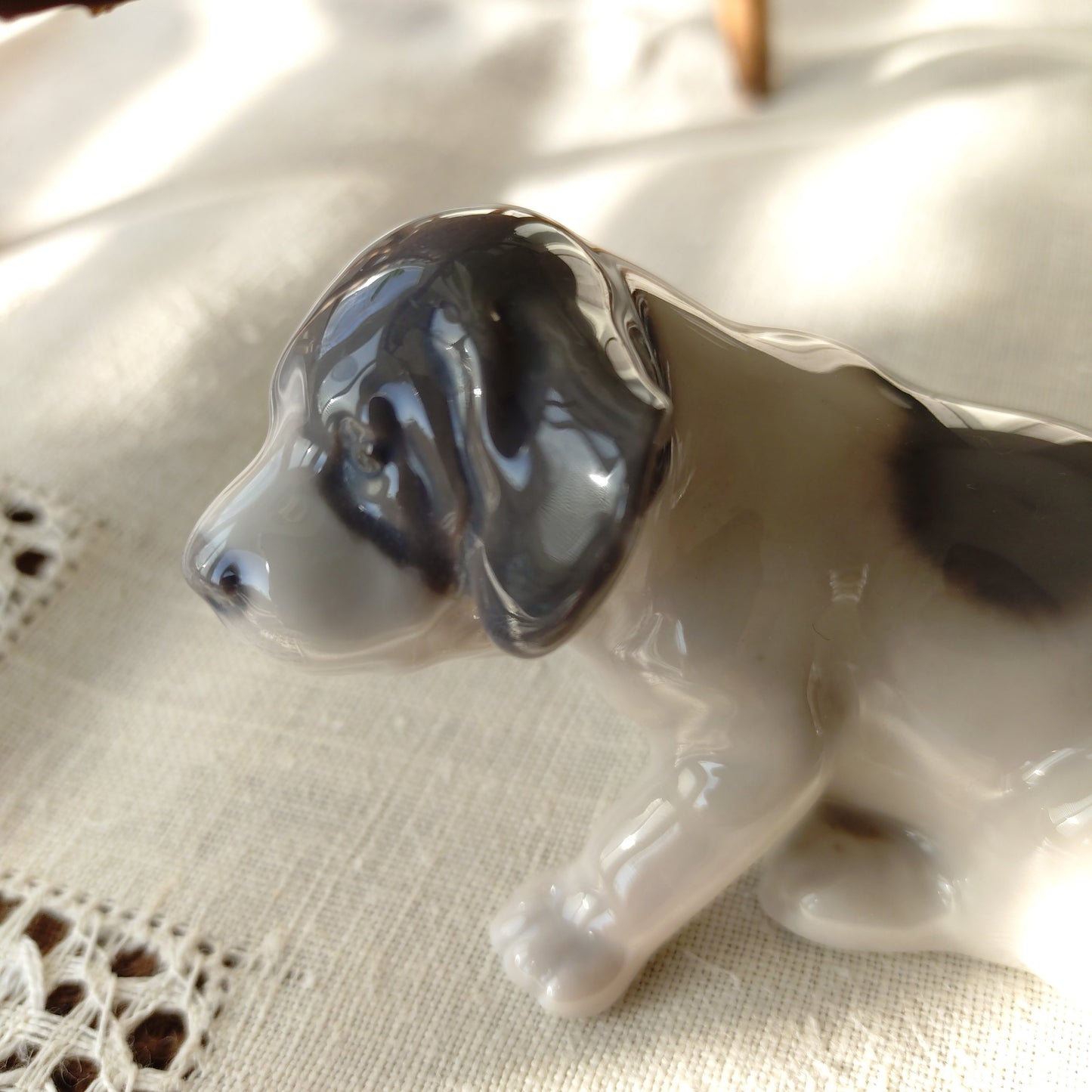 Royal Copenhagen Sunset Puppy Figurine is approximately 6cm H
