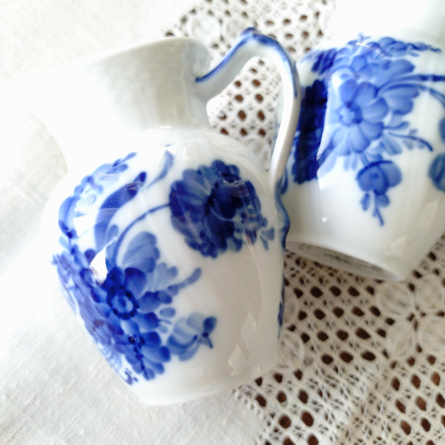 1960～1970年代のRoyal copenhagen ブルーフラワーカーブのクリーマー高さ10.5㎝/Blue Flower Curve Cremer10.5cmH