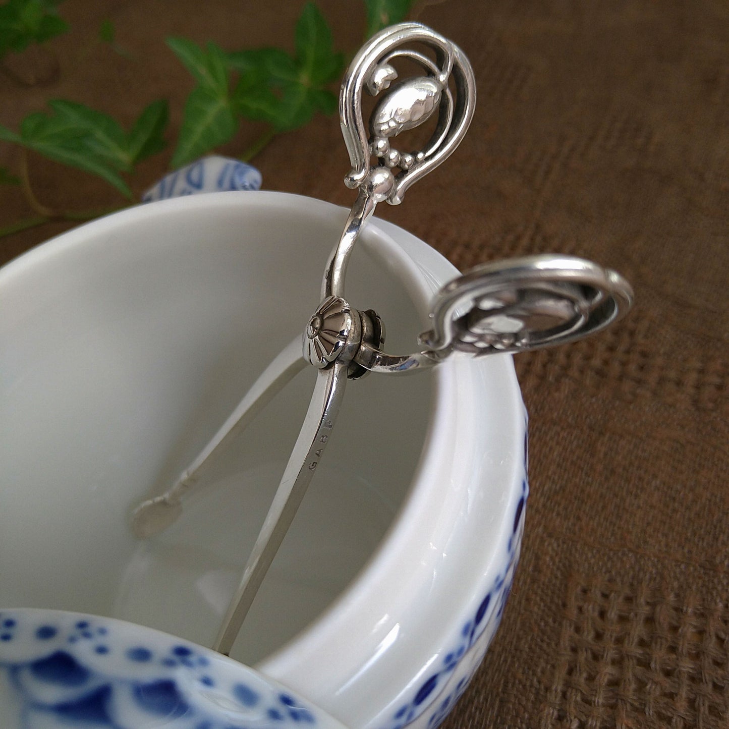 Georg Jensen Blossom 木蘭花糖夾/Blossom/Magnolie Sugartongs