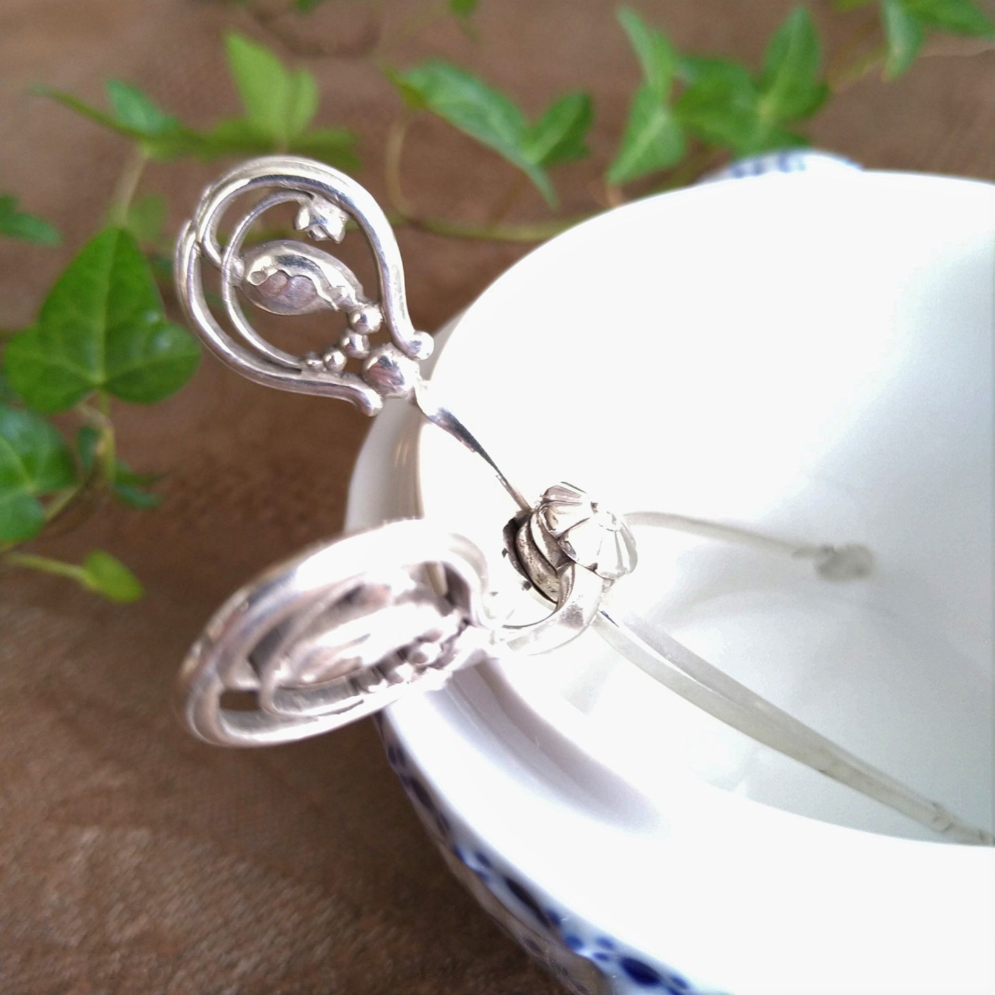 Georg Jensen Blossom 木蘭花糖夾/Blossom/Magnolie Sugartongs