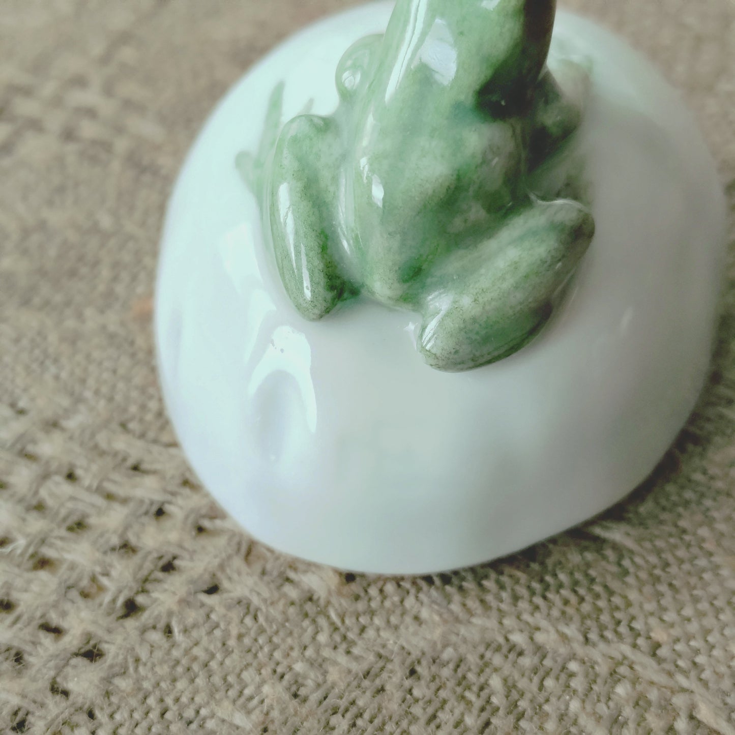 Royal Copenhagen Figure, Frog on a Stone