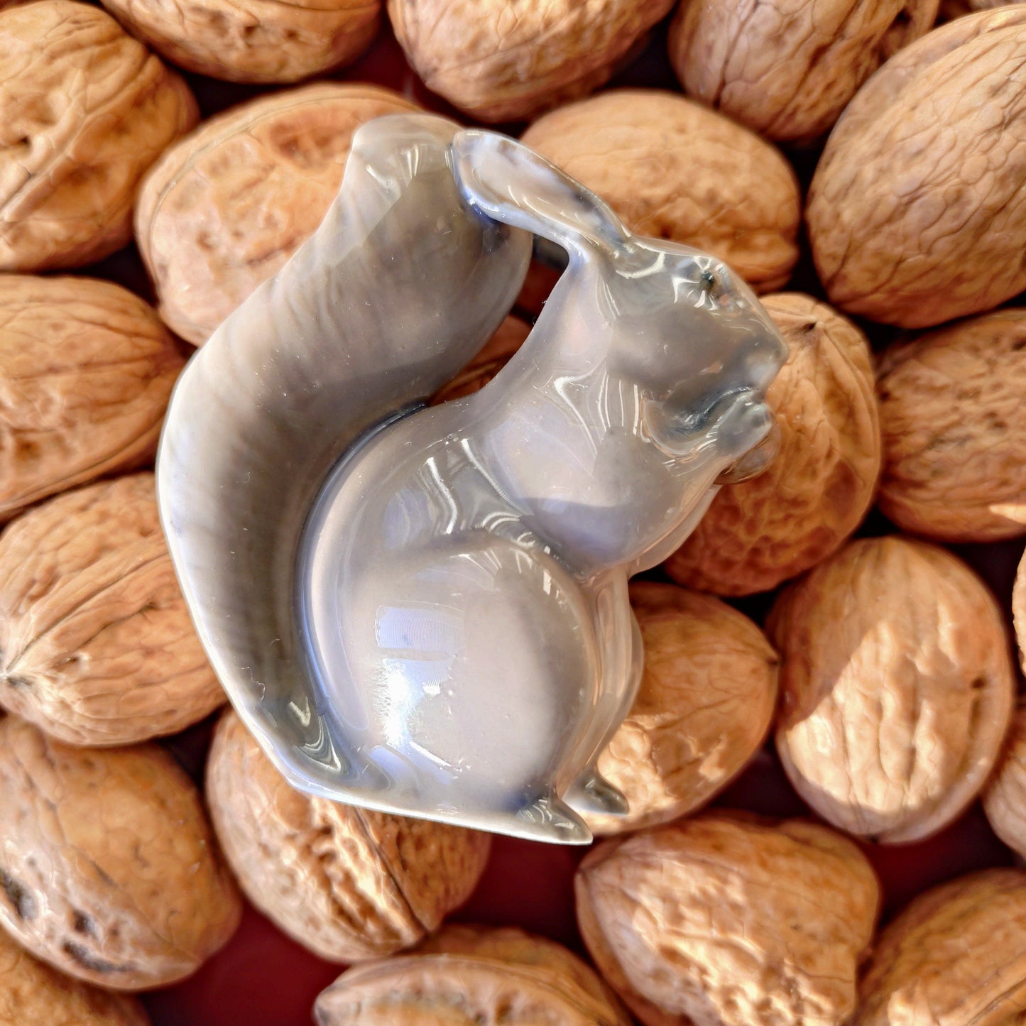Royal Copenhagen squirrel with nuts! ❤️Approximately 7cm H x 5cm W