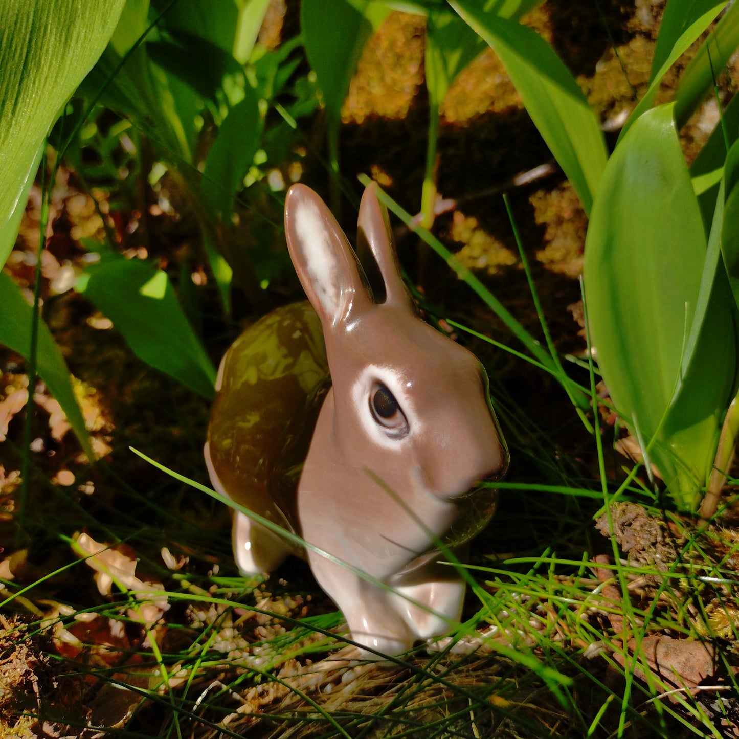 Bing＆Grondahlビングオーグレンダールの茶色うさぎ🐰は体長約12.8㎝L