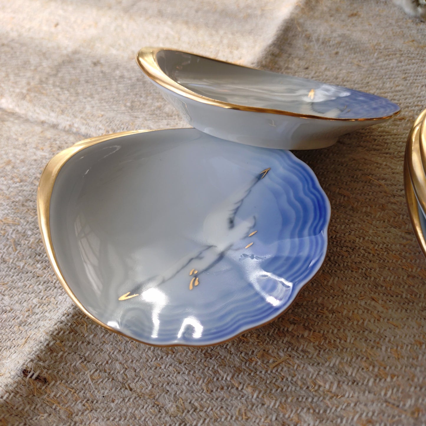 1970～1983年ビングオーグレンダールのシーガルの貝型小皿/Bing & Grøndahl Seagull small plate