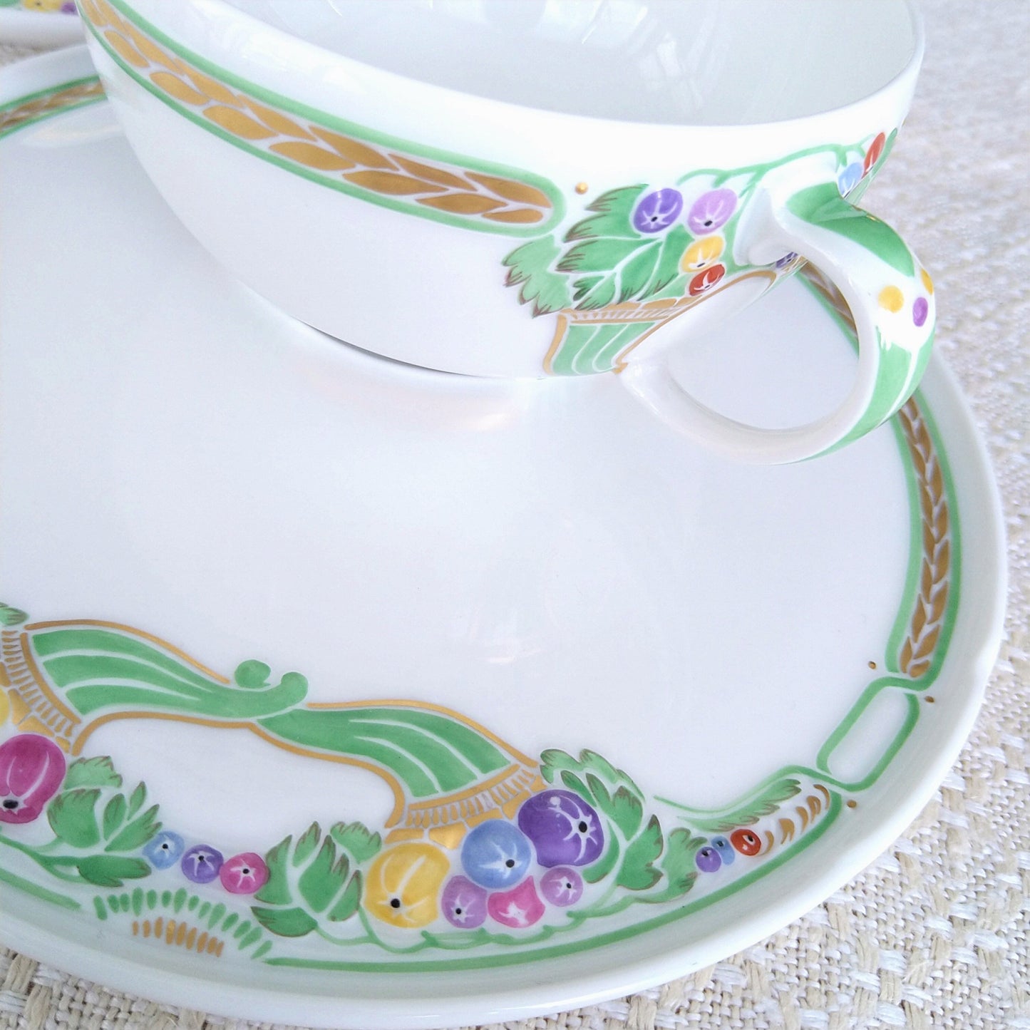 KPMベルリンのケレスカップソーサー/KPMBerlin Ceres cup and saucer