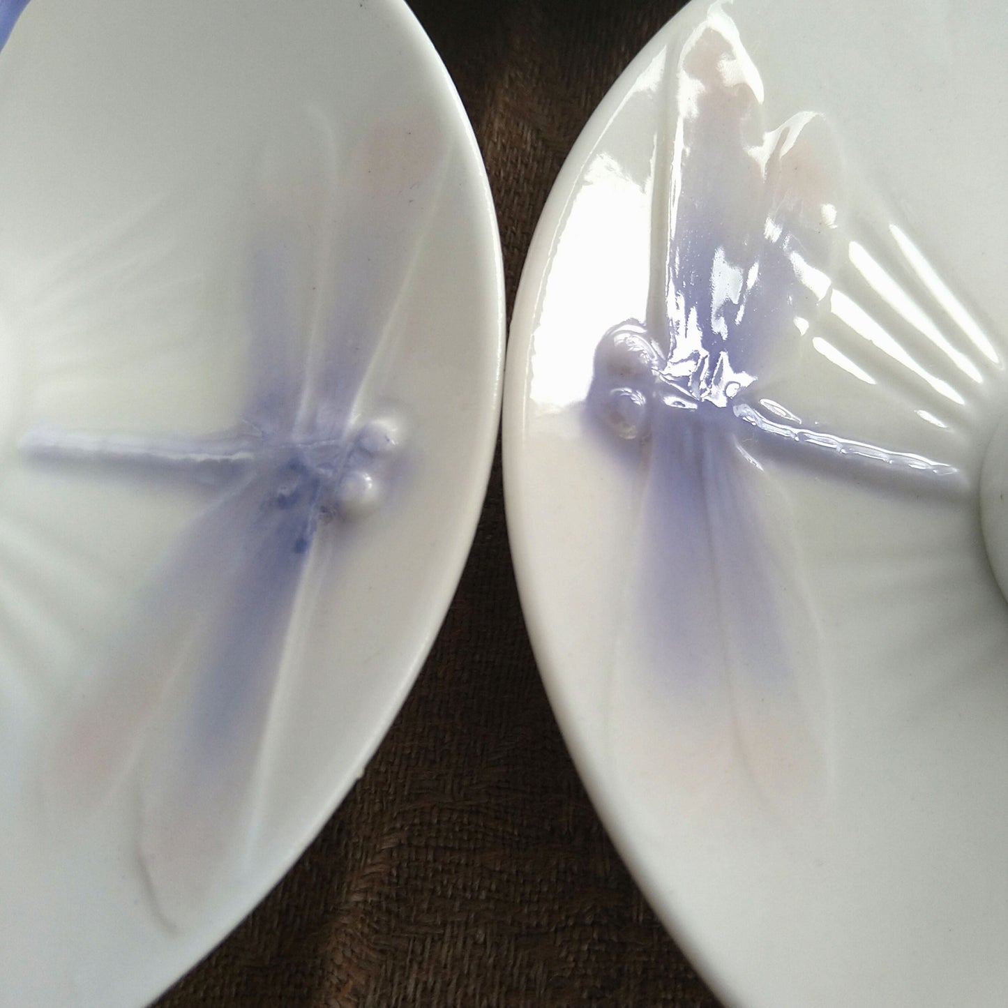 RörstrandロールストランドAlfWallanderデザイン、アールヌーヴォーのトンボのカップソーサー/Art Nouveau,Dragonfly,Cup and Saucer