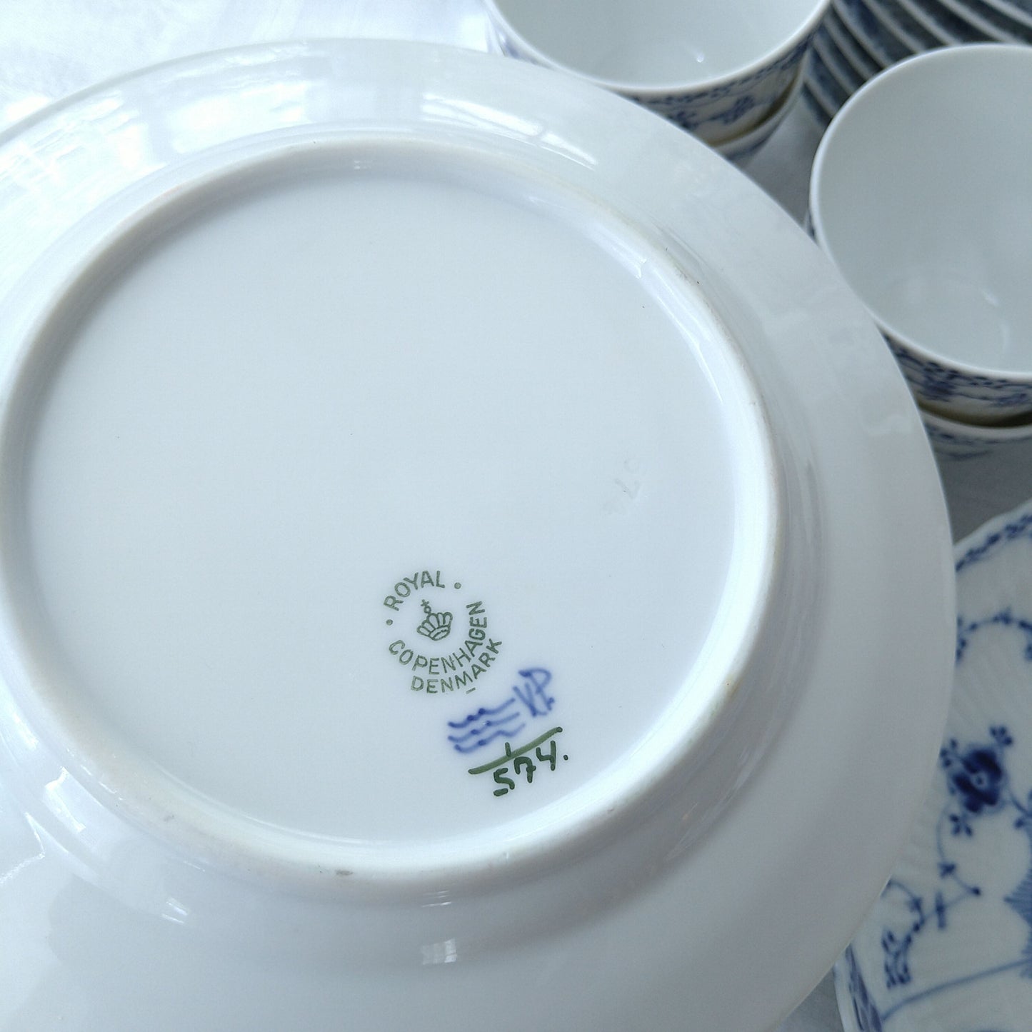 1950/1960年代RoyalCopenhagenブルーフルーテッドの嬉しい価格のいろいろ。