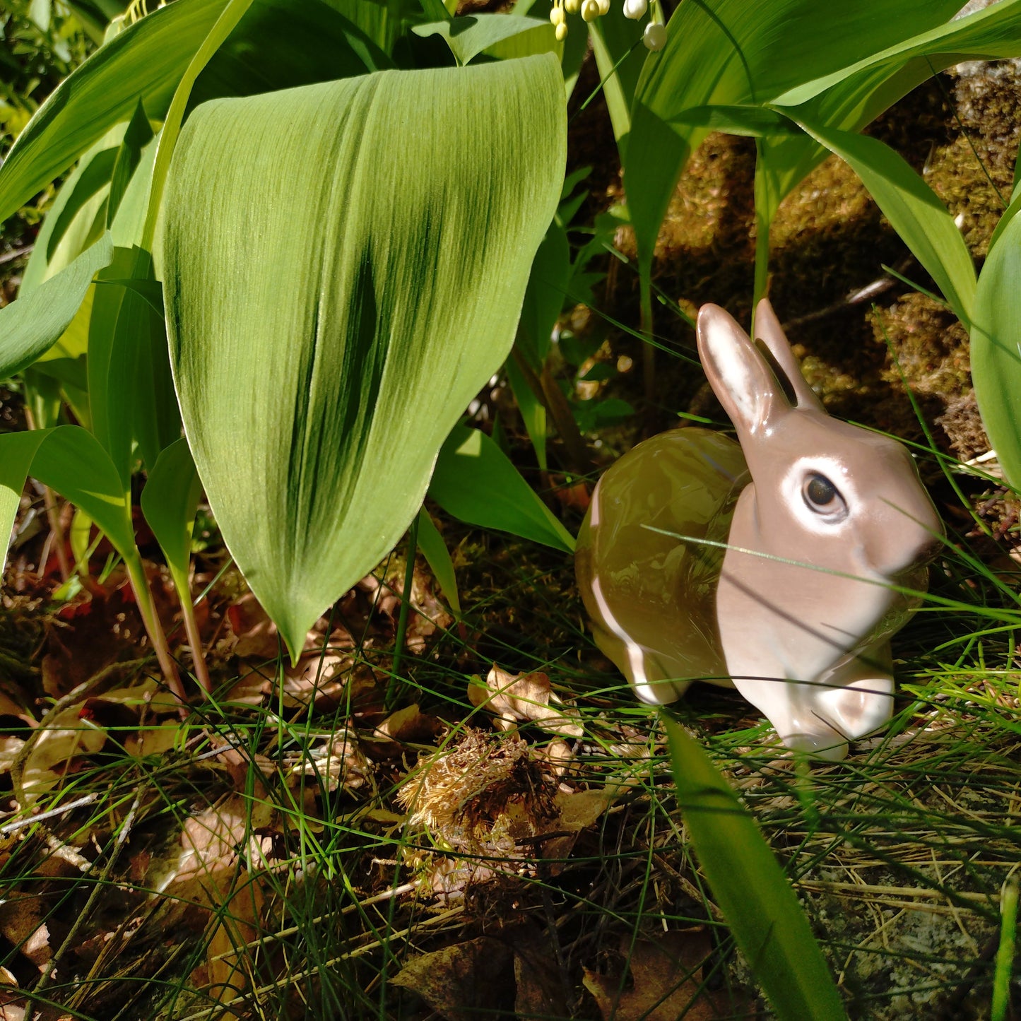 Bing＆Grondahlビングオーグレンダールの茶色うさぎ🐰は体長約12.8㎝L