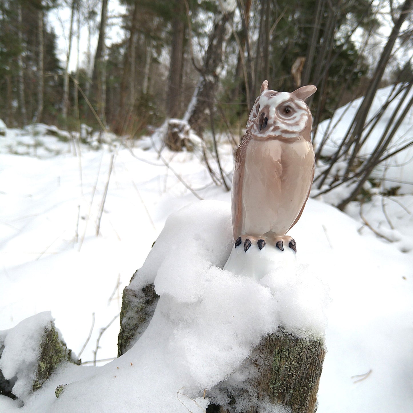 1970～1983年のBing＆Grondahlのフクロウは高さ約11㎝H/BG Figurin Owl