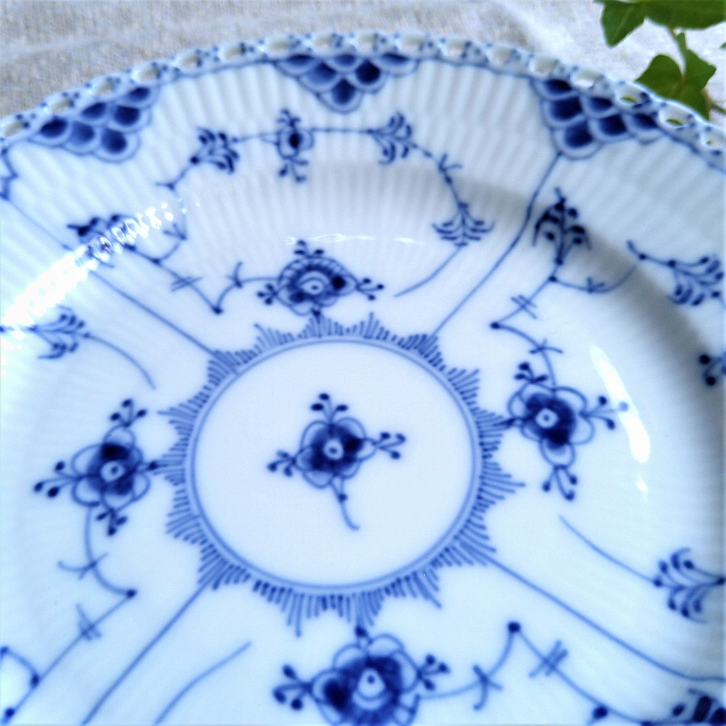 RoyalCopenhagenフルレース19㎝プレート1960年代/Full lace 19cm Plate
