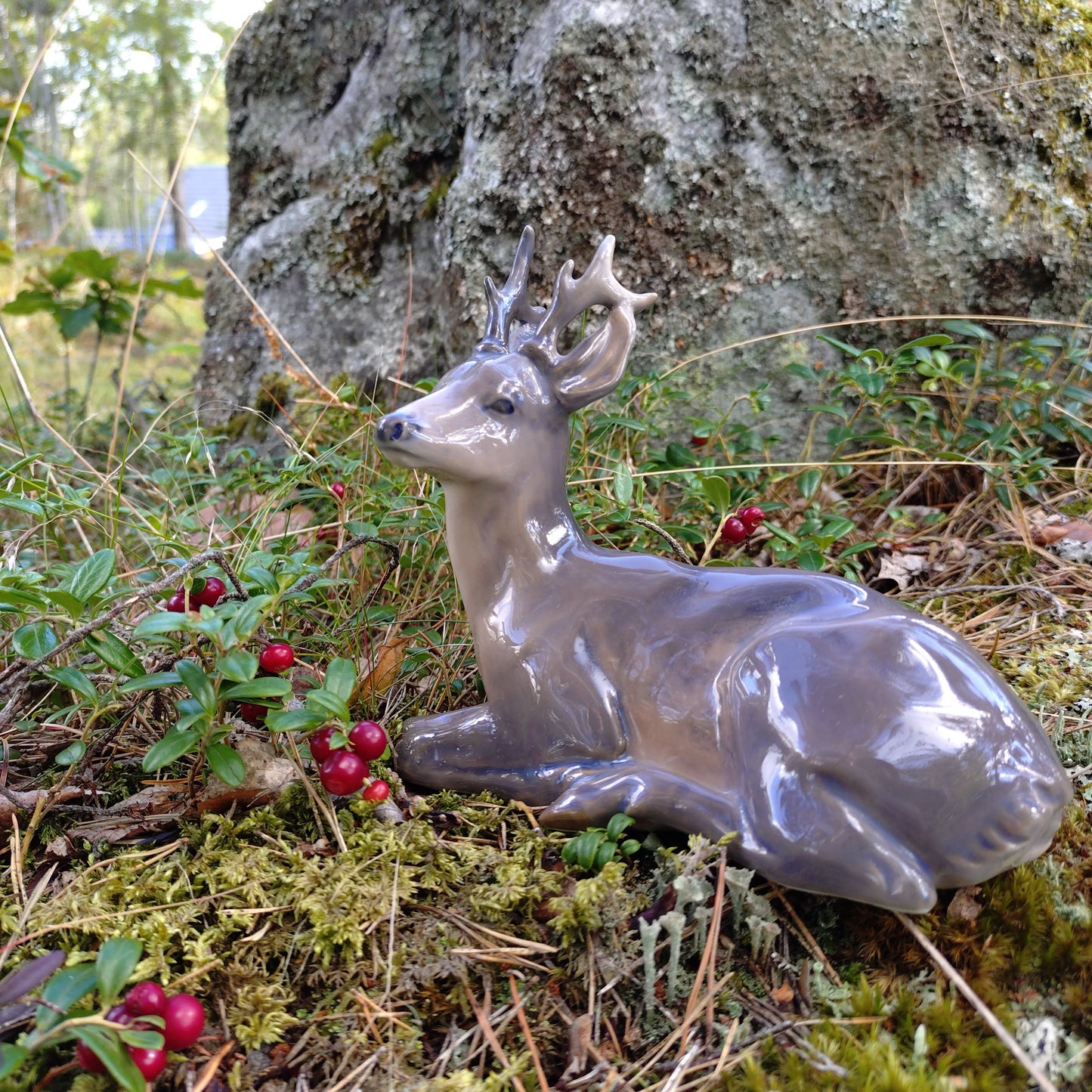 1969-1974 Royal Copenhagen deer 🦌 Approx. 15cm H, 16cm L from foot to rump