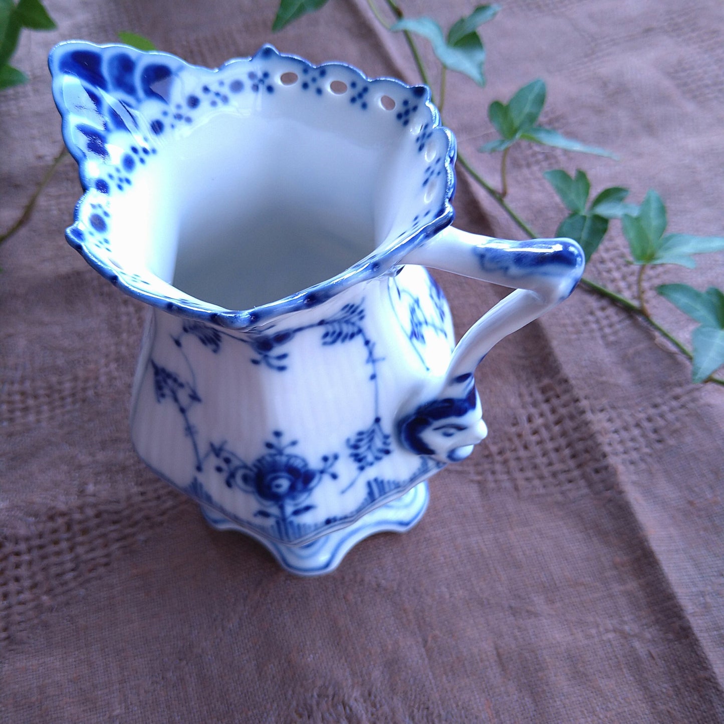 1962年のフルレースクリーマー容量約150ml高さ10.5㎝H/Creamer 10.5cmH