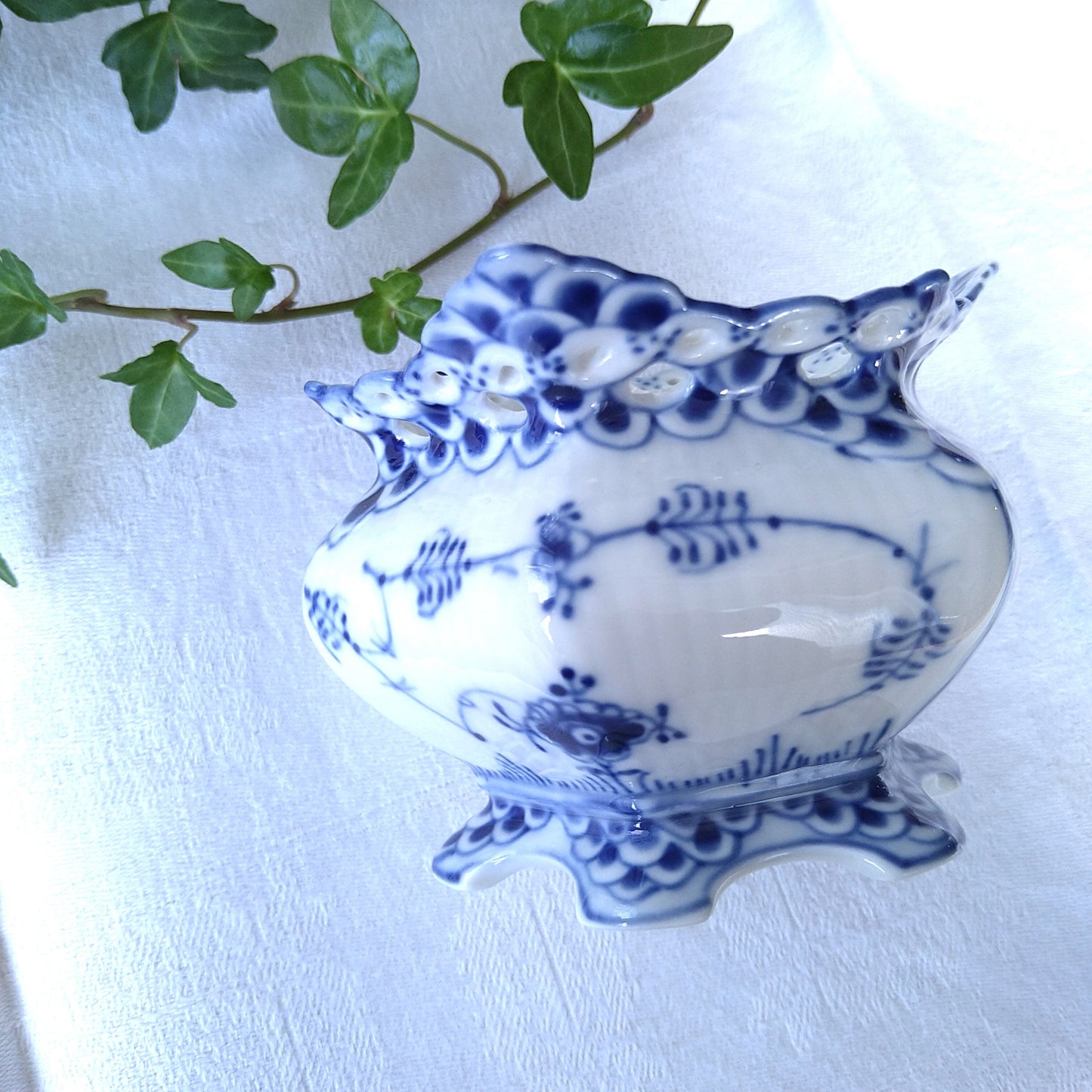 1975～1979年のフルレースのシュガーポット(小)高さ約7.5㎝H型番1112 /FullLace Sugar Pot7.5㎝H