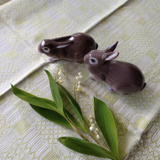 Bing＆Grondahlビングオーグレンダールの茶色うさぎ🐰は体長約12.8㎝L