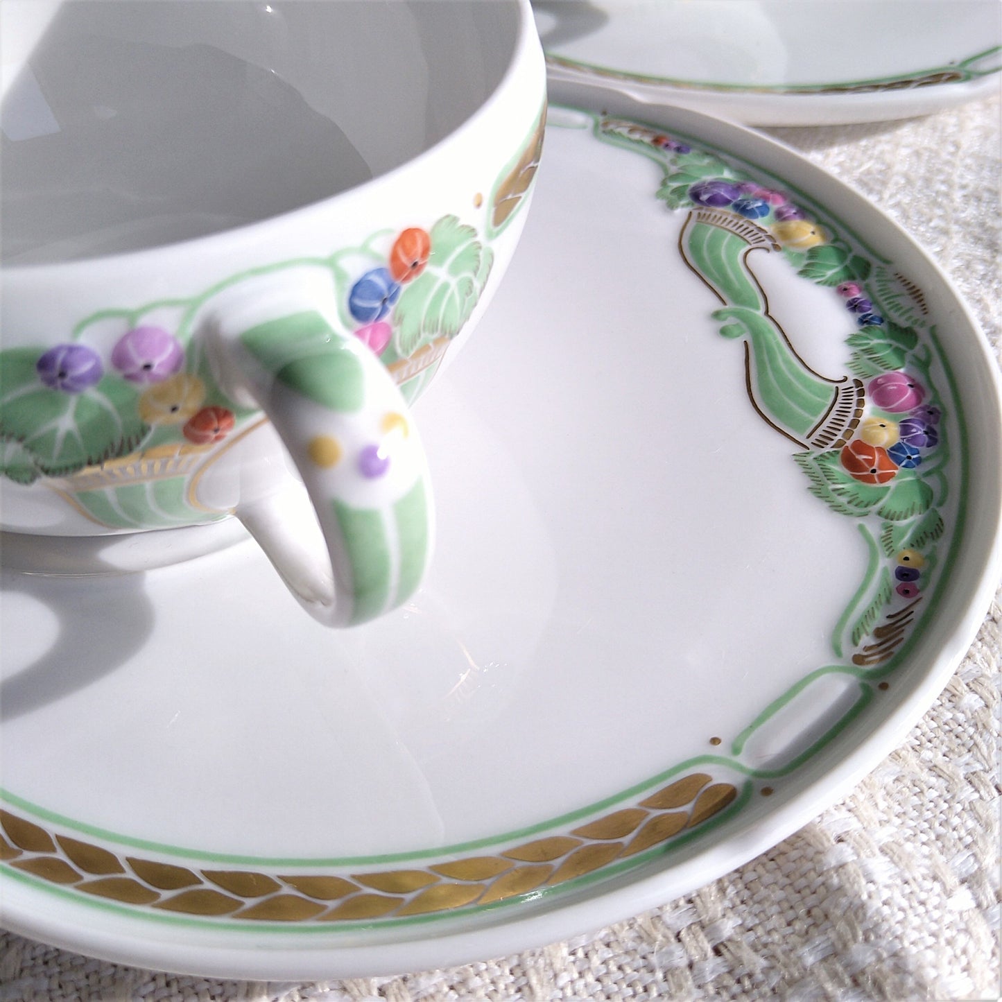 KPMベルリンのケレスカップソーサー/KPMBerlin Ceres cup and saucer