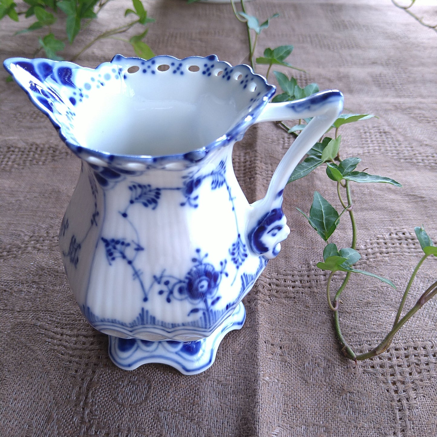 1962年のフルレースクリーマー容量約150ml高さ10.5㎝H/Creamer 10.5cmH