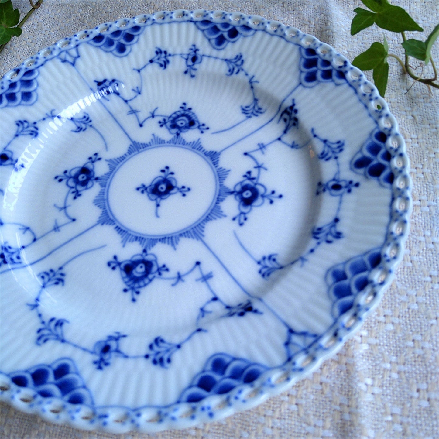 RoyalCopenhagenフルレース19㎝プレート1960年代/Full lace 19cm Plate