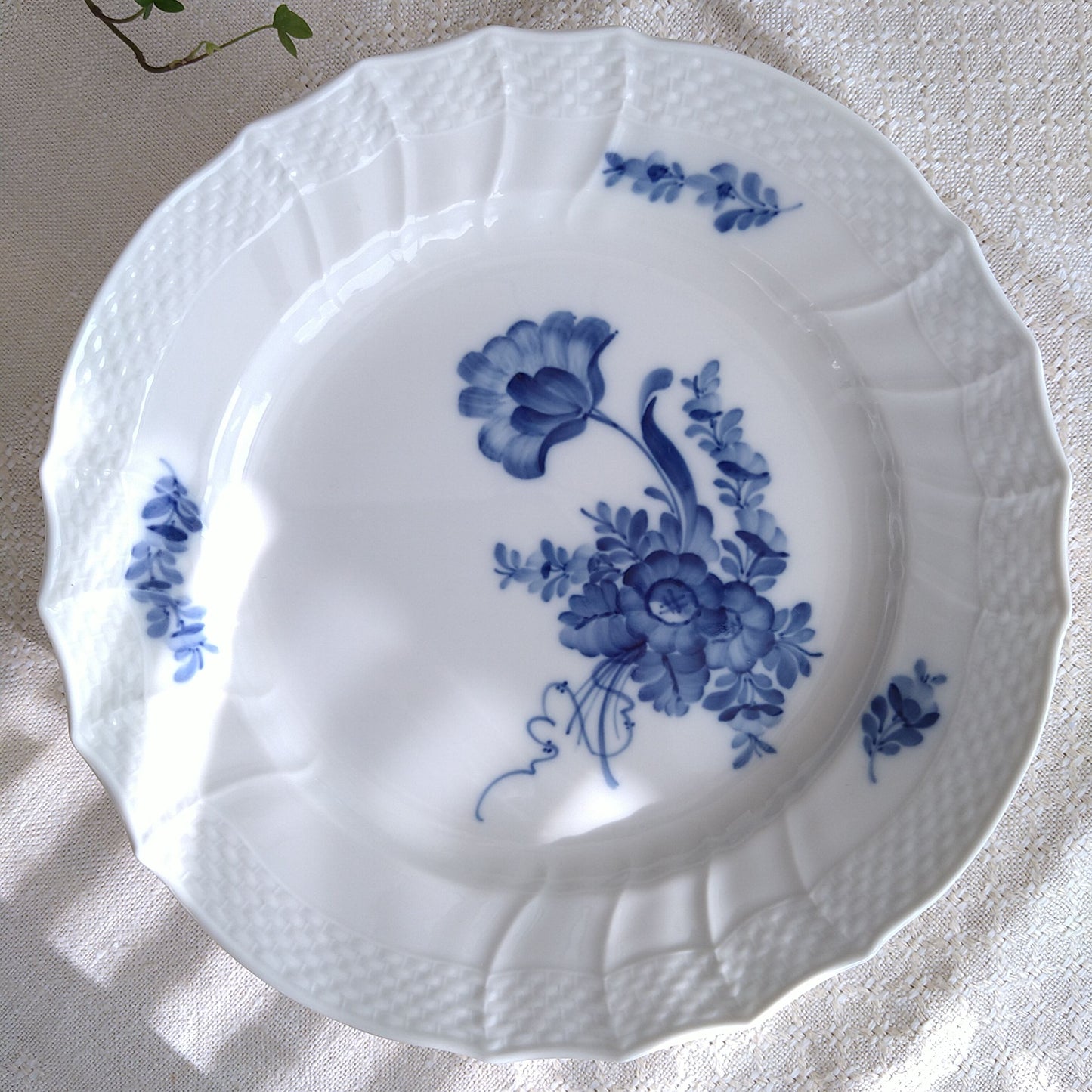 RoyalCopenhagenブルーフラワーカーブ22㎝プレート/AppetizerPlate約22cmD