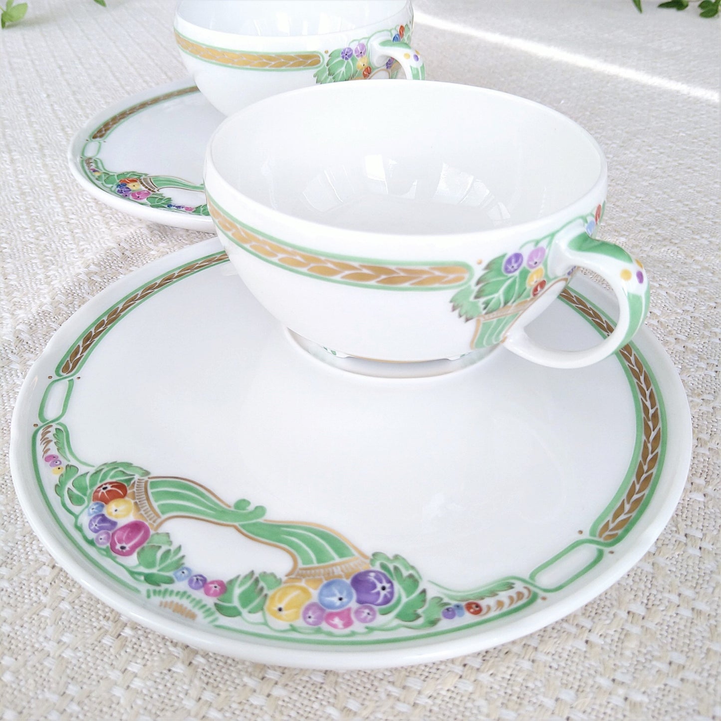 KPMベルリンのケレスカップソーサー/KPMBerlin Ceres cup and saucer
