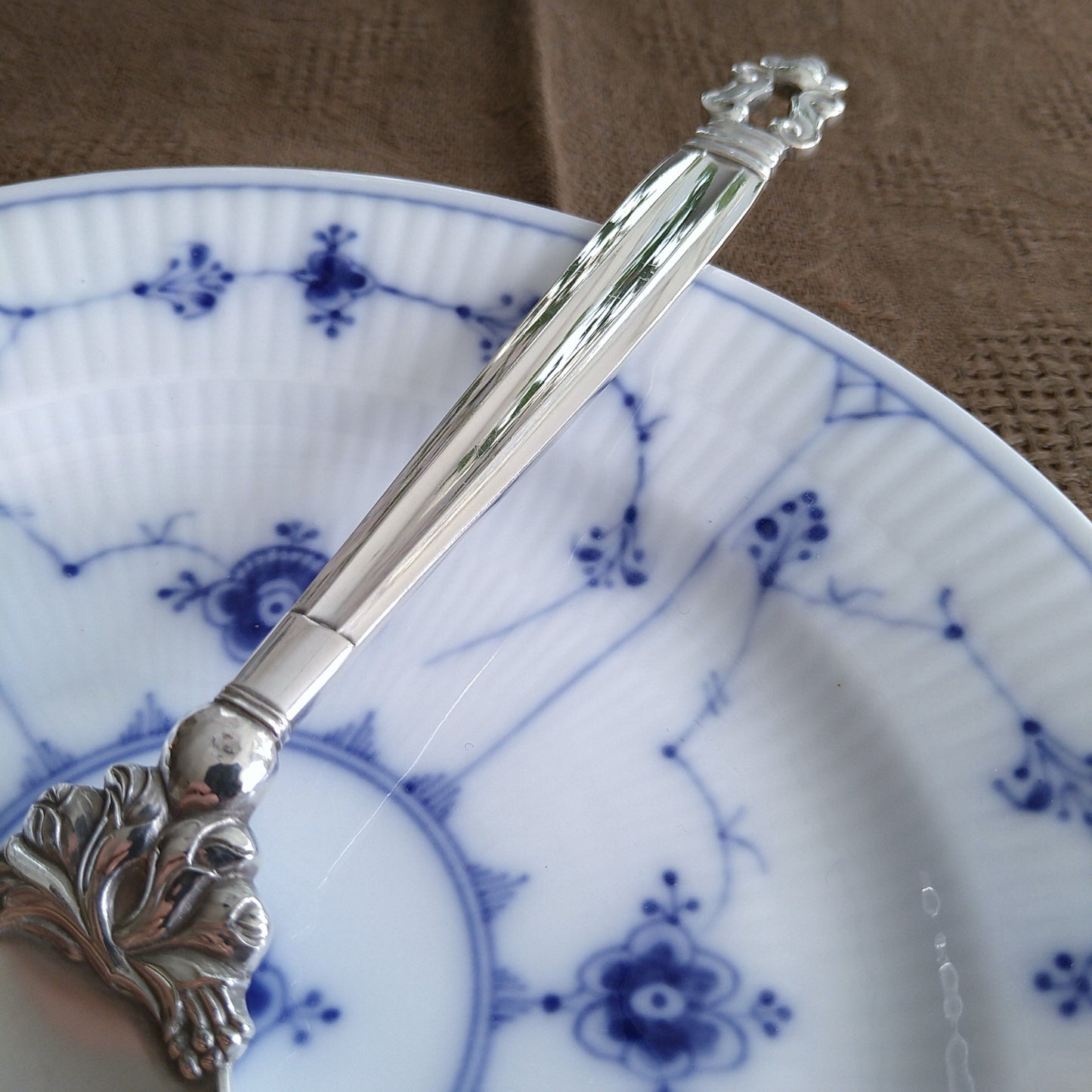 GeorgJensenエコーン特大スプーン長さ22.8㎝L/Acorn Large service spoon