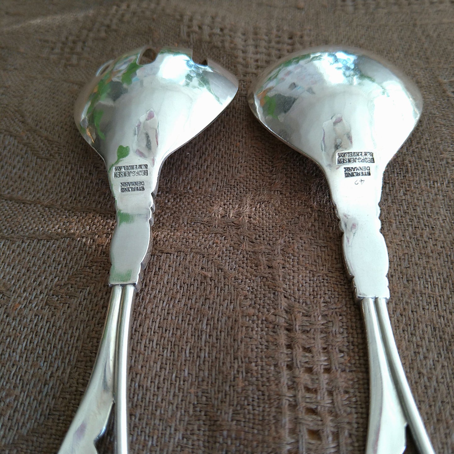 GeorgJensenオーナメンタルNo42スプーンフォークセット/Ornamental No42 Spoon and Fork set
