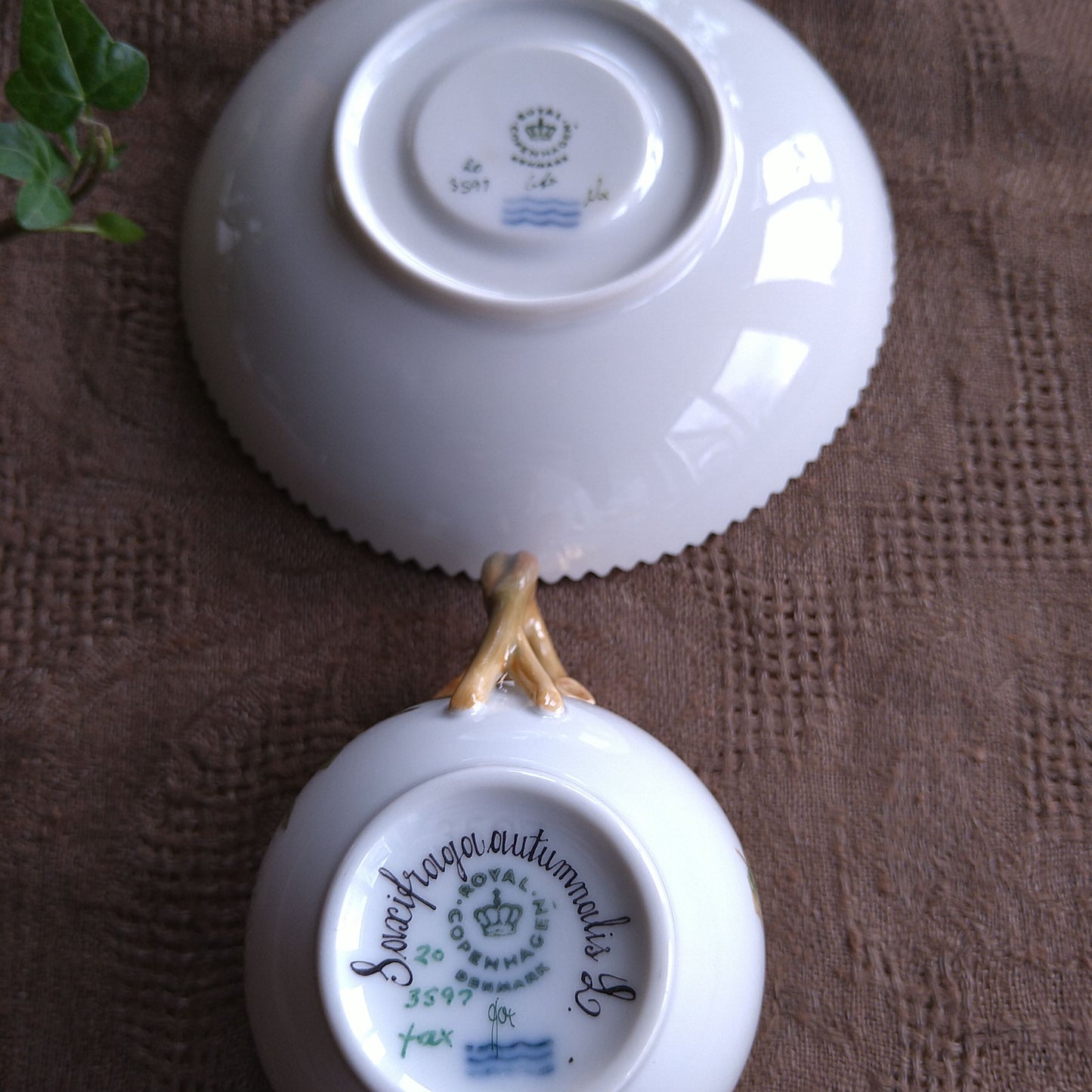 RoyalCopenhagenフローラダニカのコーヒーカップソーサー/Flora Danica cup and saucer