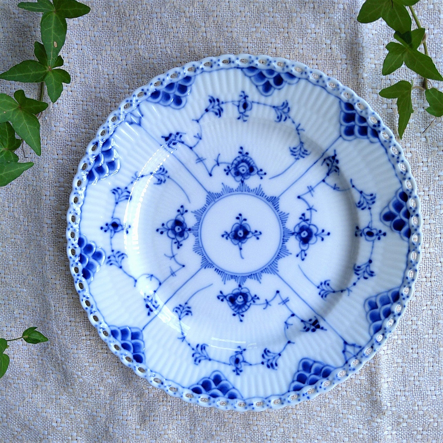 RoyalCopenhagenフルレース19㎝プレート1960年代/Full lace 19cm Plate