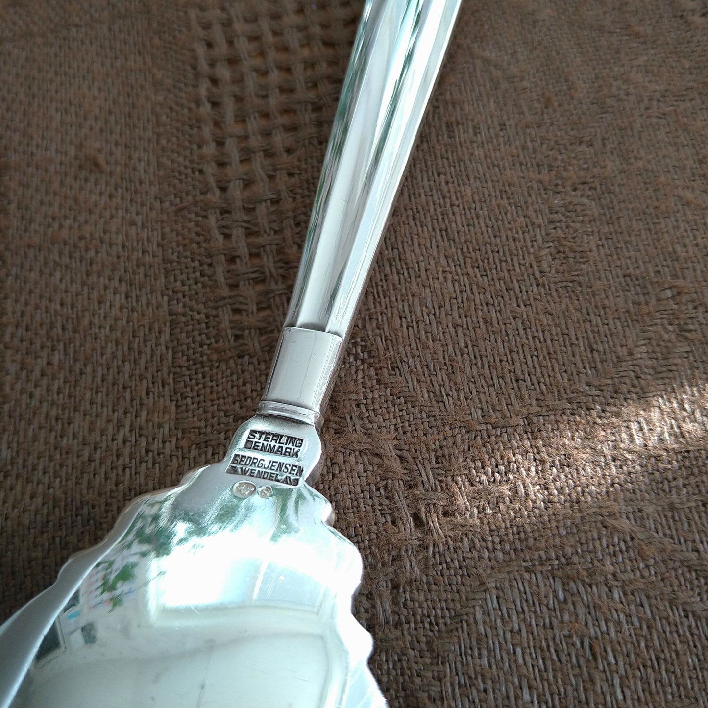 GeorgJensenエコーン特大スプーン長さ22.8㎝L/Acorn Large service spoon