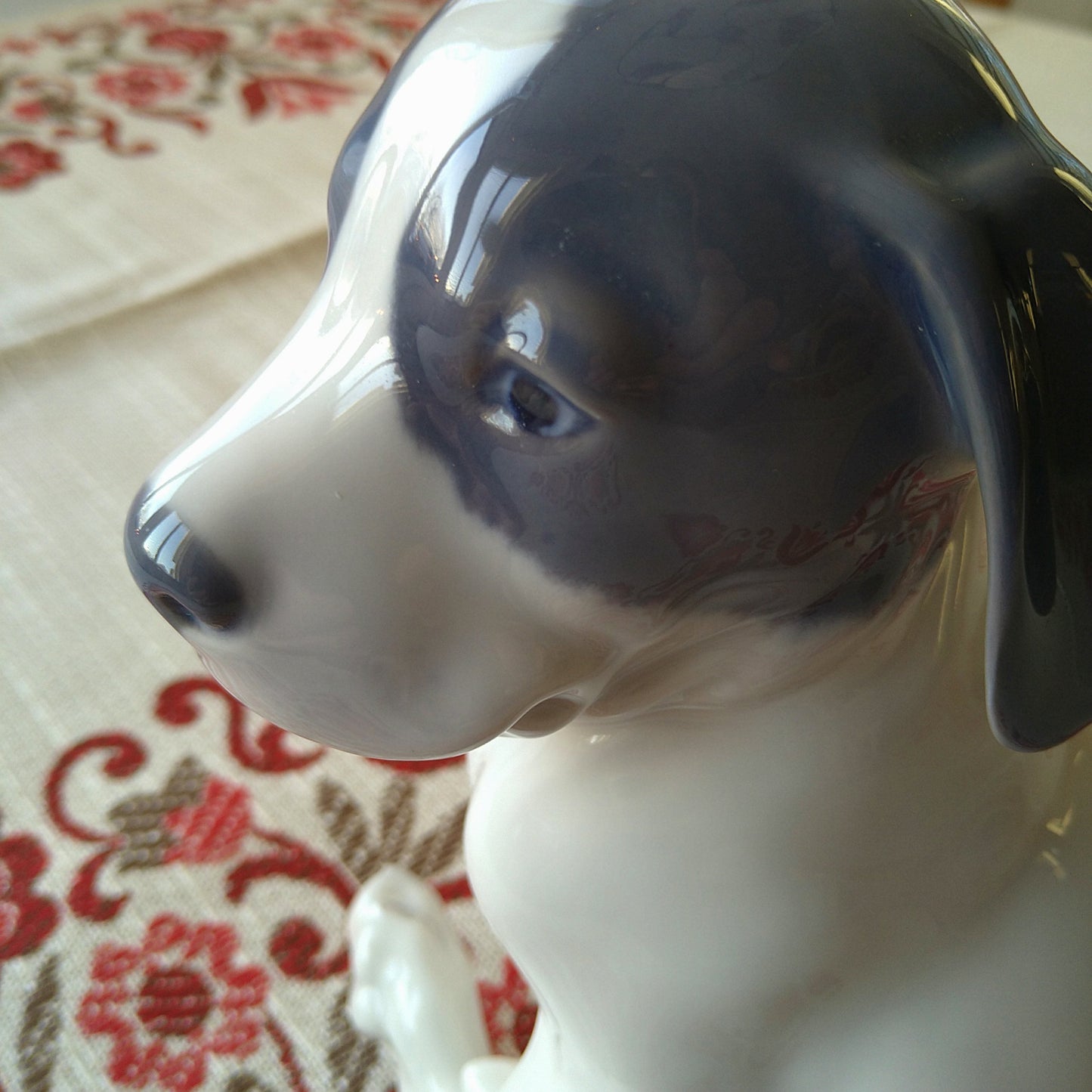 1975～1979年RoyalCopenhagenロイヤルコペンハーゲンの耳の垂れたワンコ🐶はポインターの子犬🐶高さ約20㎝H