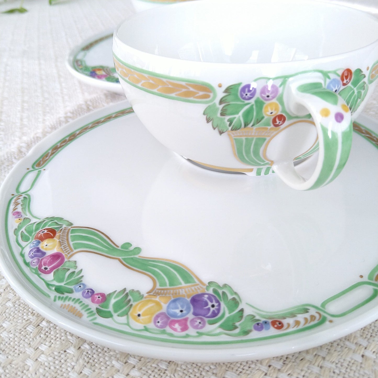 KPMベルリンのケレスカップソーサー/KPMBerlin Ceres cup and saucer