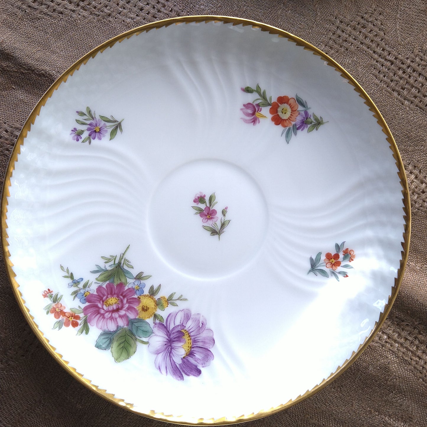 1930年代～1960年代のRoyalCopenhagenサクソンフラワーのモーニングカップソーサー/SaxonFlowerMorningCupSaucer