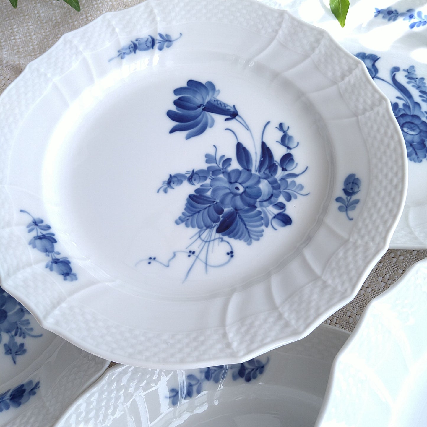 RoyalCopenhagenブルーフラワーカーブ22㎝プレート/AppetizerPlate約22cmD
