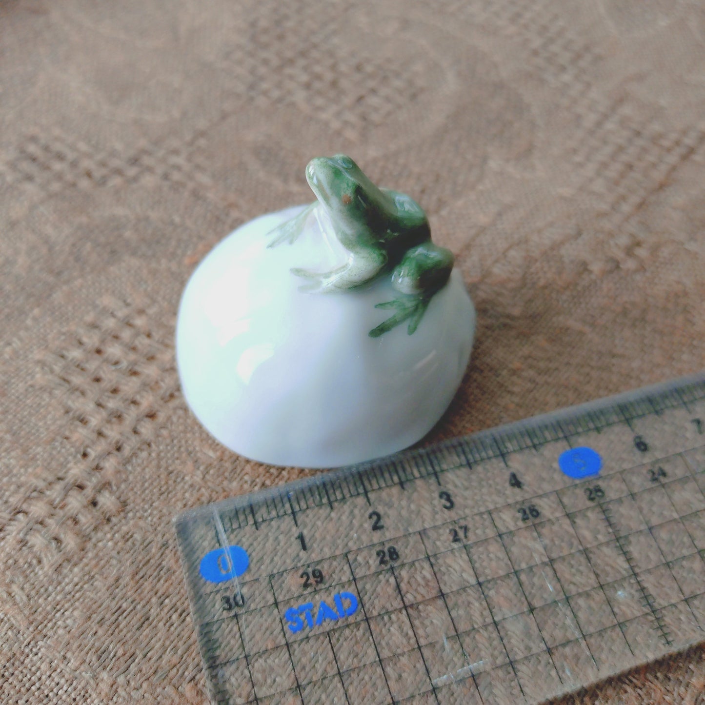 Royal Copenhagen Figure, Frog on a Stone