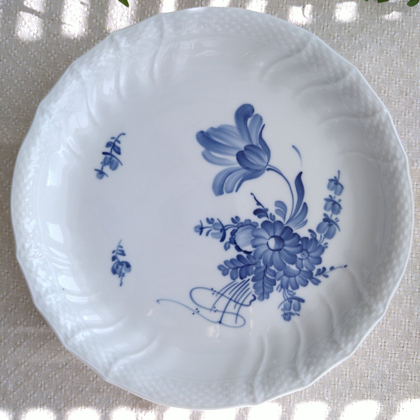 1969～1974年のブルーフラワーカーブ丸大皿直径29.5㎝D/LargePlate