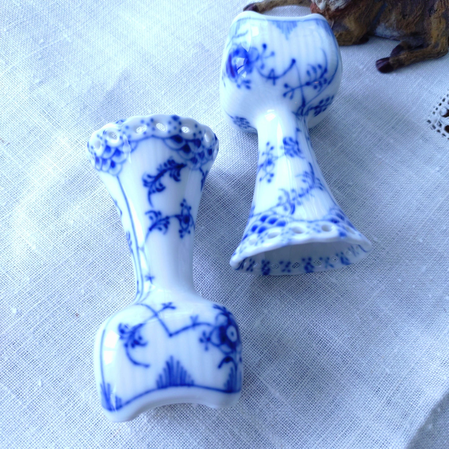 1969ー1974年のRoyalCopenhagenフルレース小さな花瓶高さ8㎝/Full Lace vase 8cmH