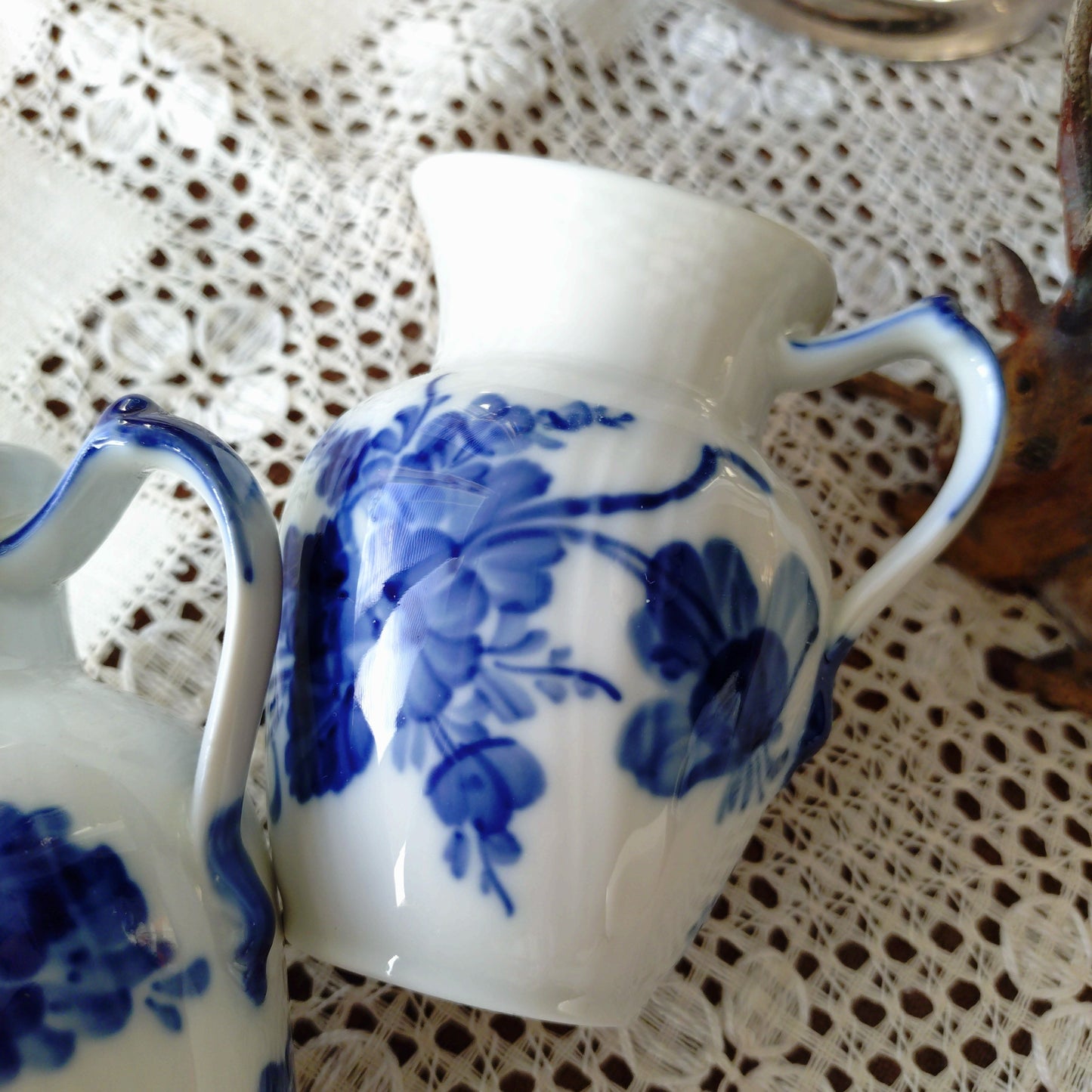 1960～1970年代のRoyal copenhagen ブルーフラワーカーブのクリーマー高さ10.5㎝/Blue Flower Curve Cremer10.5cmH