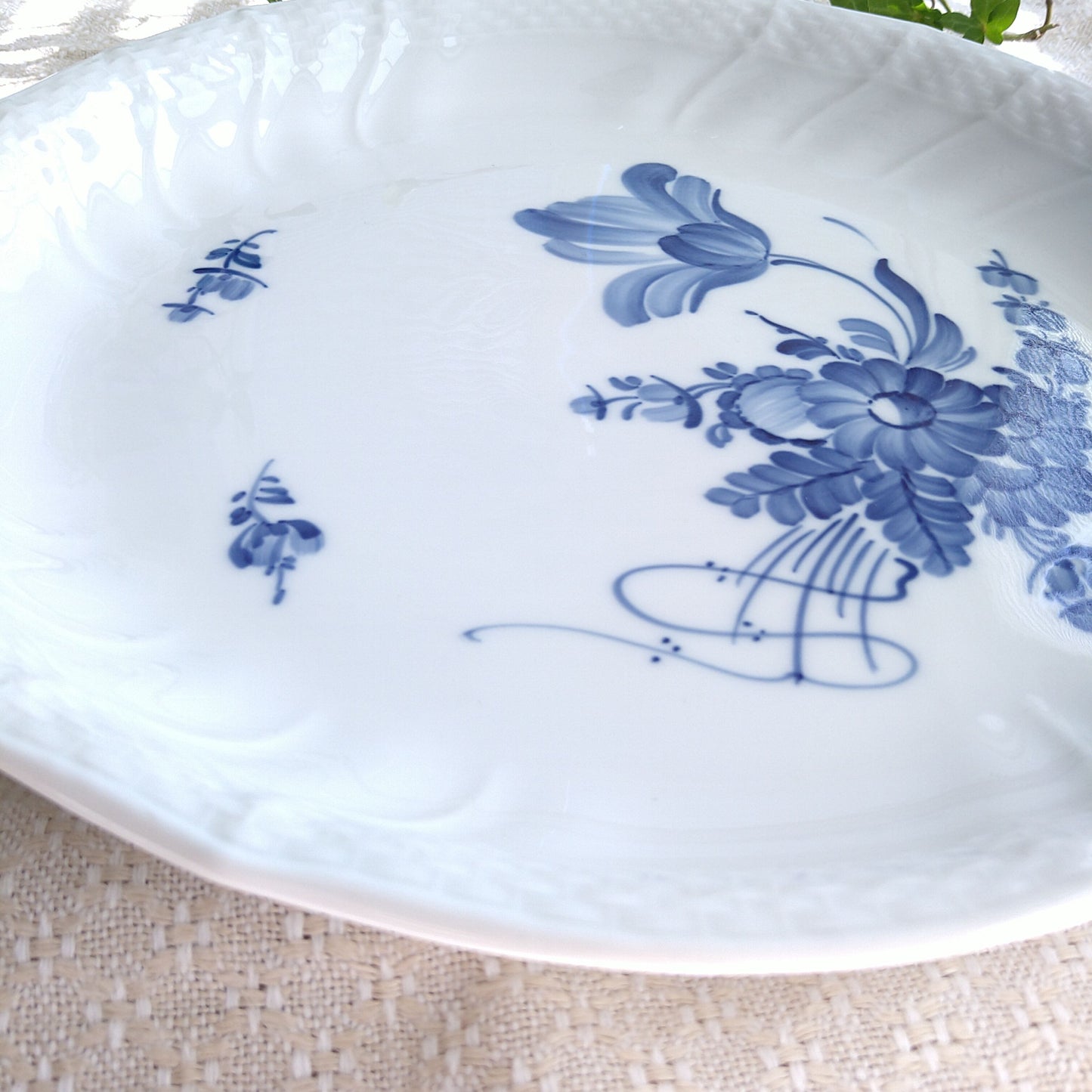 1969～1974年のブルーフラワーカーブ丸大皿直径29.5㎝D/LargePlate