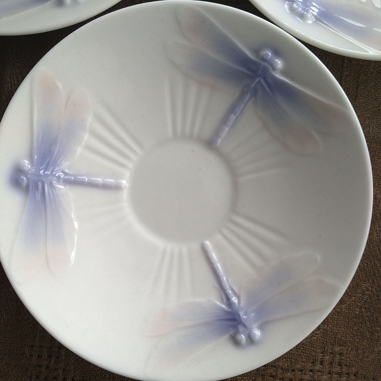 RörstrandロールストランドAlfWallanderデザイン、アールヌーヴォーのトンボのカップソーサー/Art Nouveau,Dragonfly,Cup and Saucer