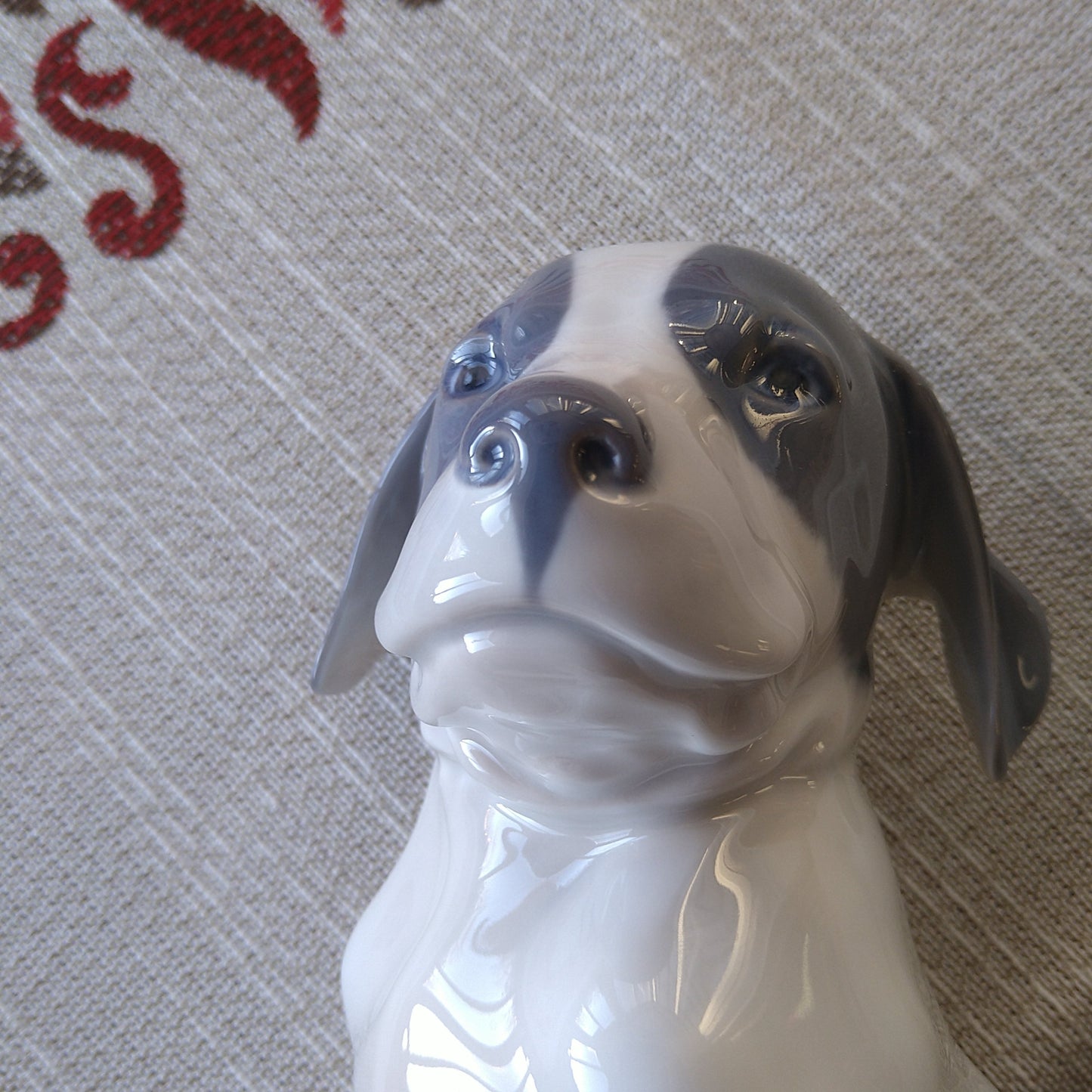 1975～1979年RoyalCopenhagenロイヤルコペンハーゲンの耳の垂れたワンコ🐶はポインターの子犬🐶高さ約20㎝H