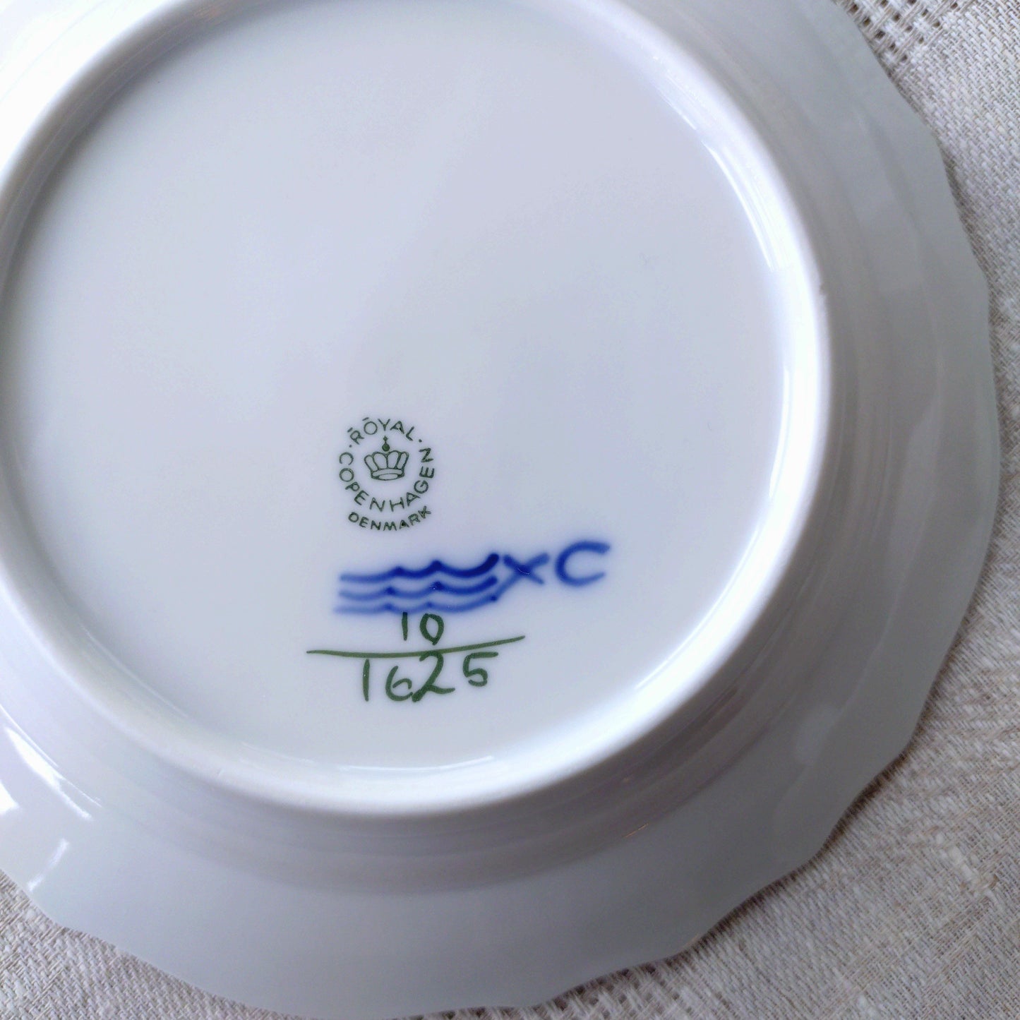 RoyalCopenhagenブルーフラワーカーブのケーキプレート/BlueFlowerCurveCakePlate直径約17.5㎝D