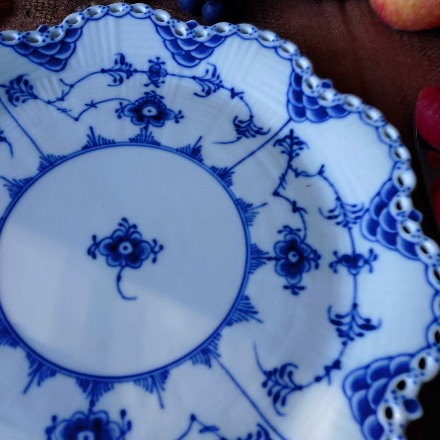 1975-1979年RoyalCopenhagenFullLaceフルレース直径約25㎝Dのお皿/Plate25cm