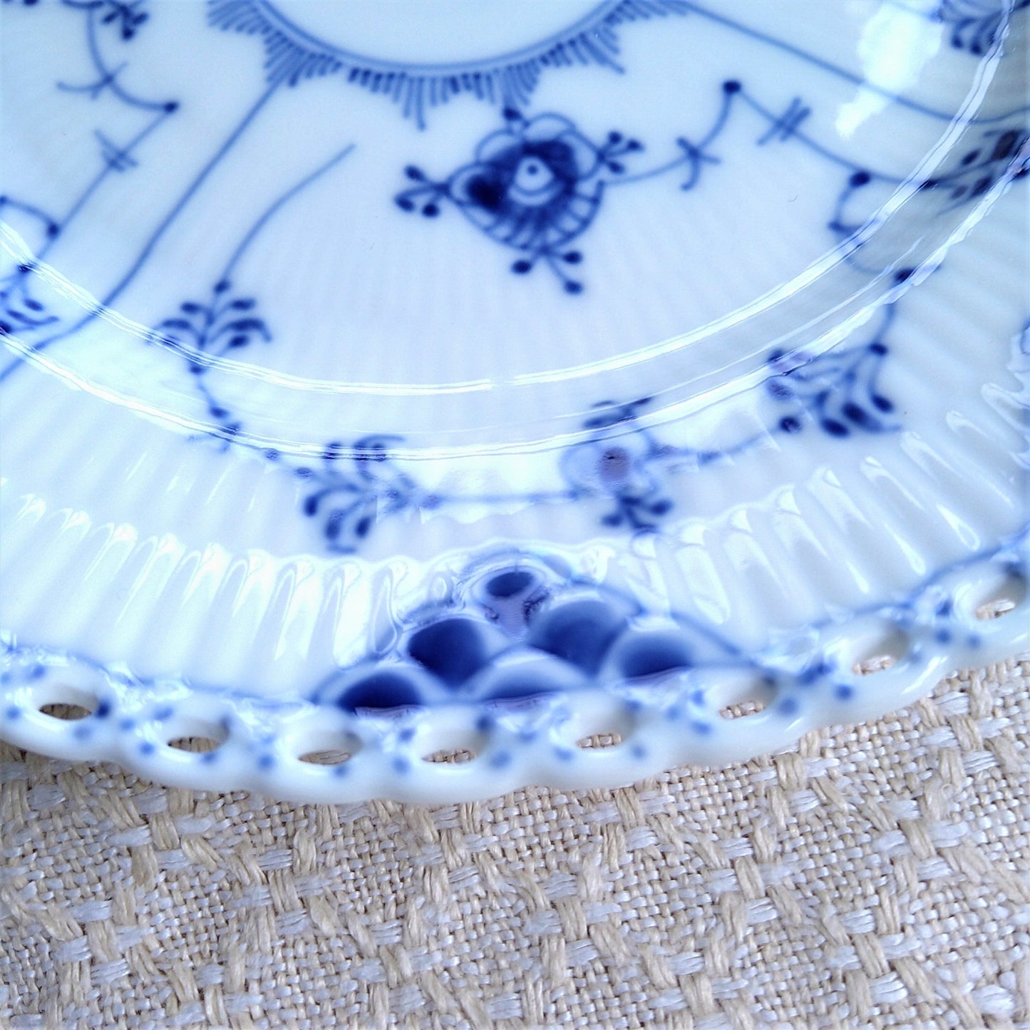 RoyalCopenhagenフルレース19㎝プレート1960年代/Full lace 19cm Plate