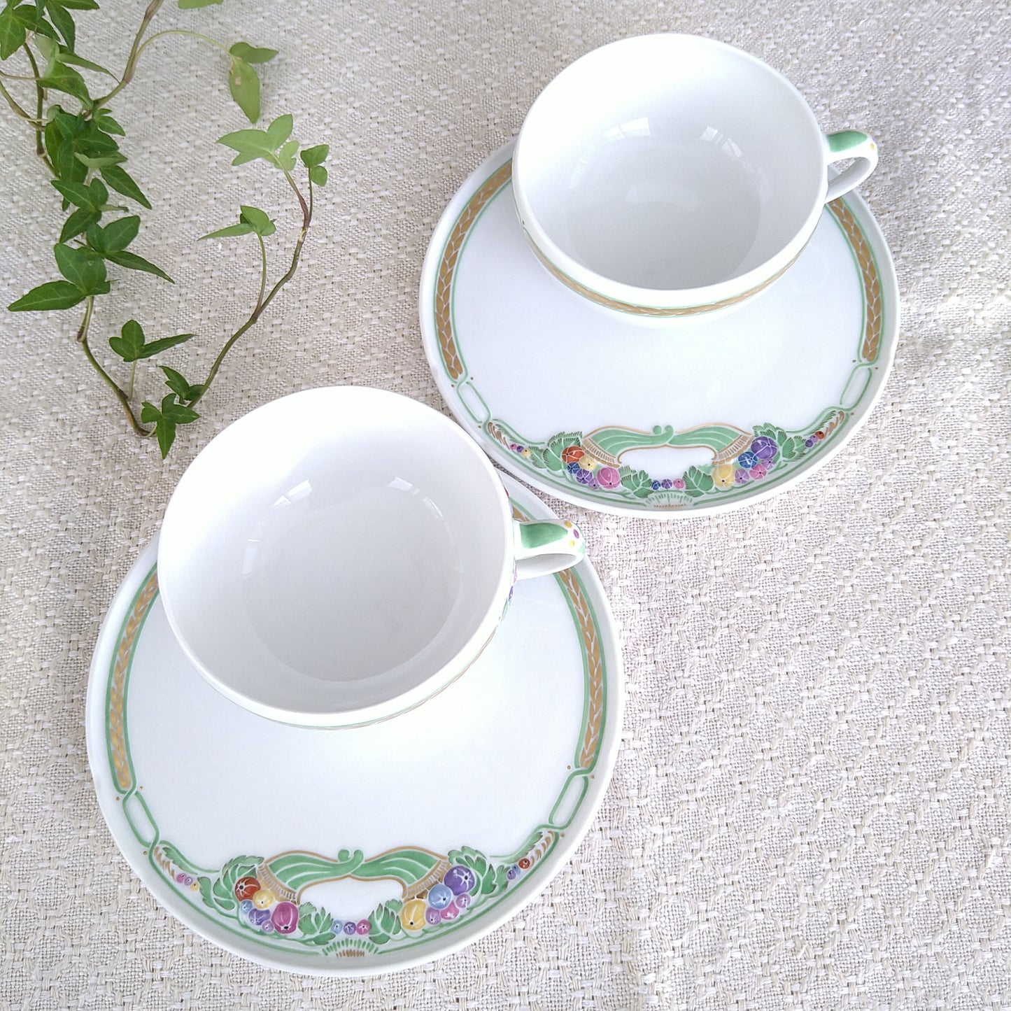 KPMベルリンのケレスカップソーサー/KPMBerlin Ceres cup and saucer