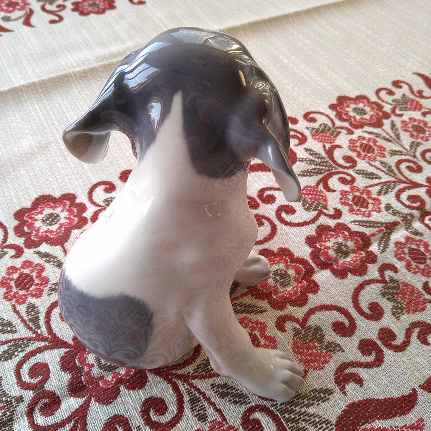 1975～1979年RoyalCopenhagenロイヤルコペンハーゲンの耳の垂れたワンコ🐶はポインターの子犬🐶高さ約20㎝H