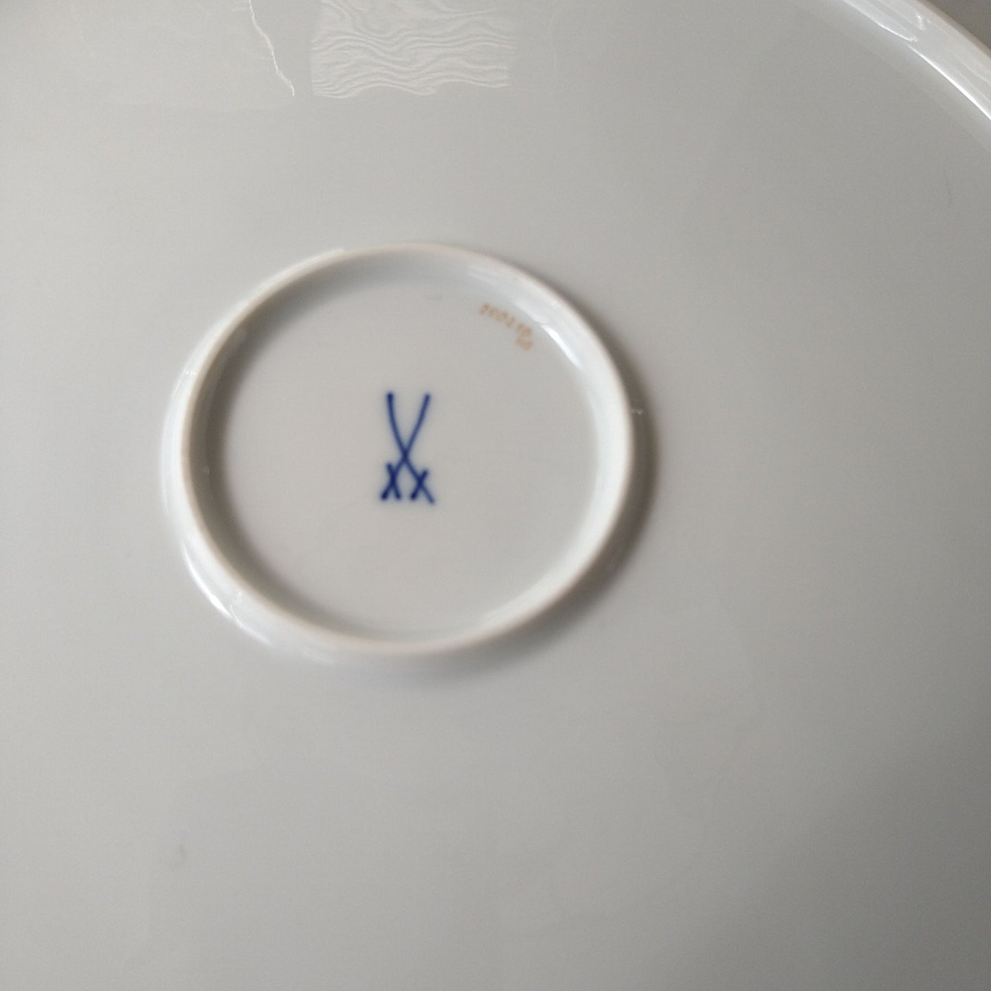 1993年の自然主義絵付けサーヴィングプレート大皿直径約32㎝/ServingPlate,ca32cmD